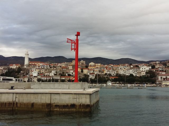 Postavljanje lučkog svjetla u marini Novi